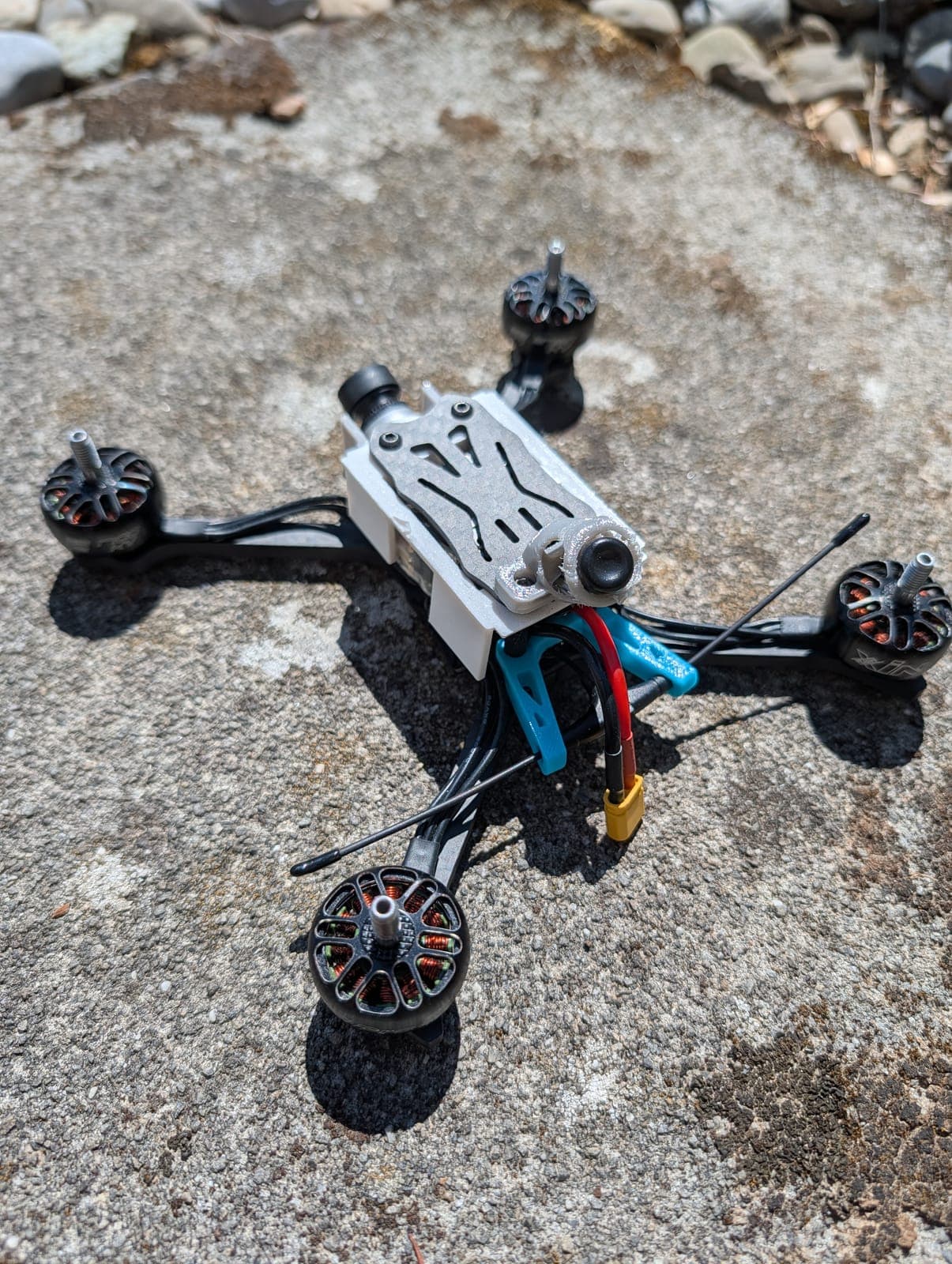 5-inch racing quad — detail