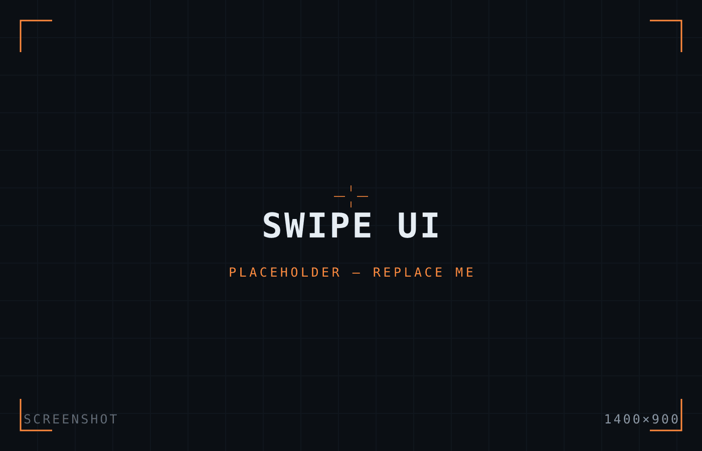 The main swipe interface, with the staging count pinned to the bottom bar.